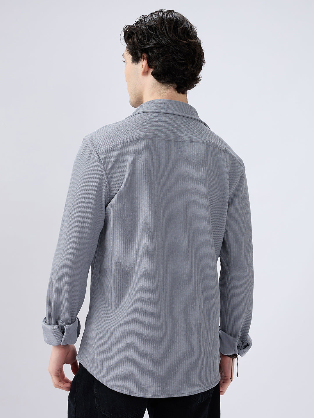 Chill Grey Everyday Knit Shirt