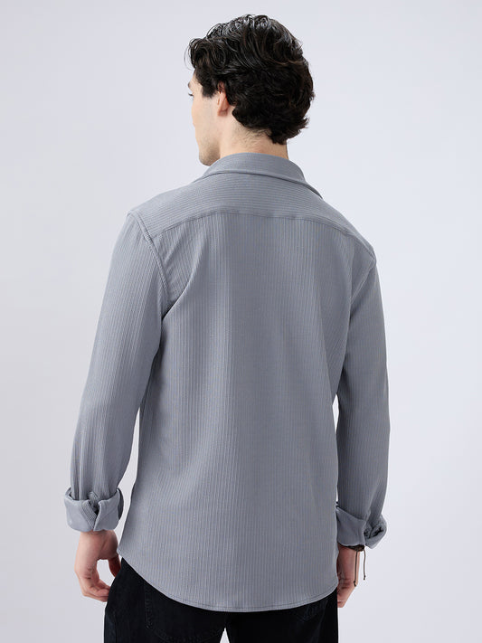 Chill Grey Everyday Knit Shirt