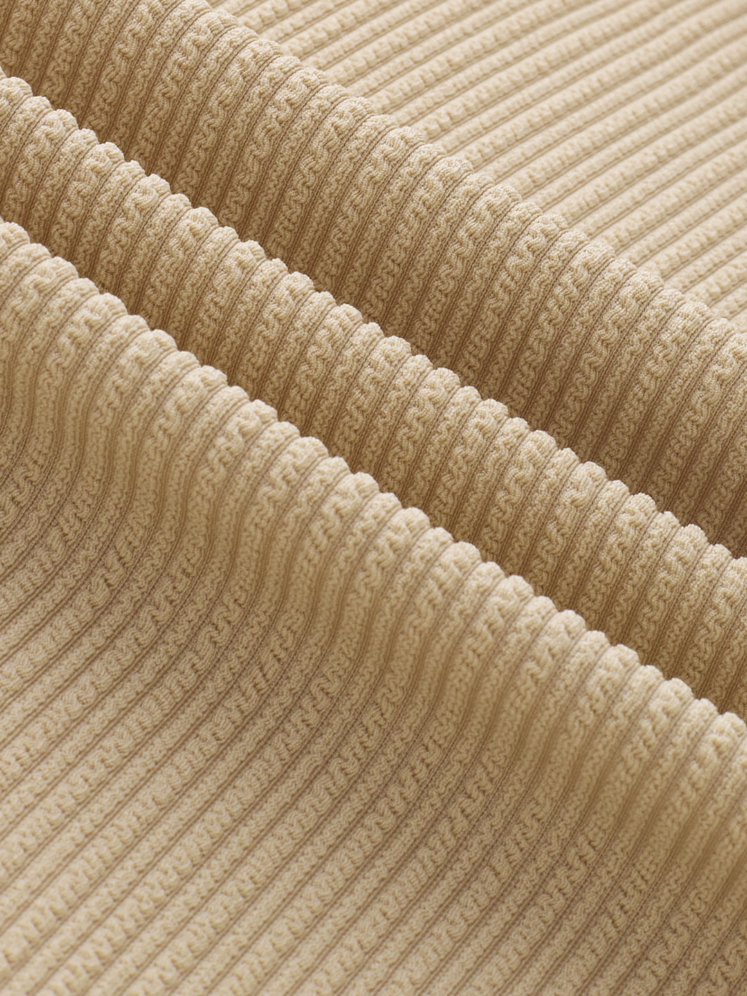 Refined Latte Beige Knit Shirt