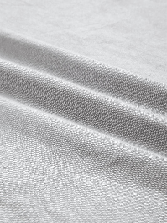 Ash Grey Refined Weave Oxford Shirt