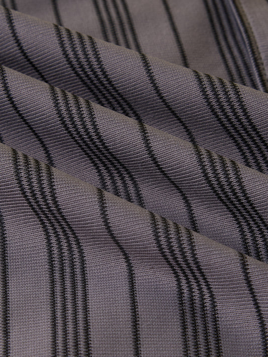 Grey Striped Shirt