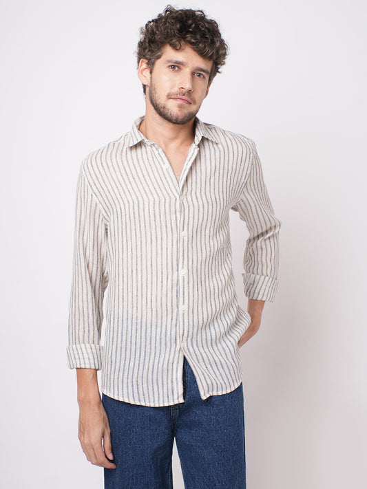 Blue Grainline Burlap Shirt