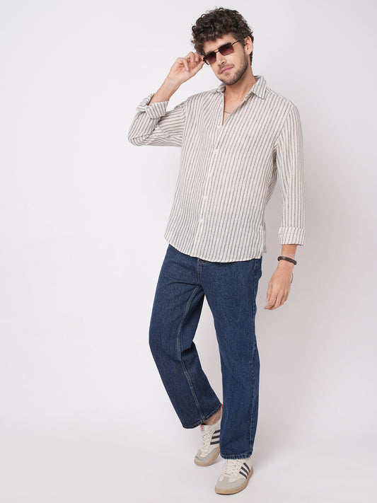 Blue Grainline Burlap Shirt