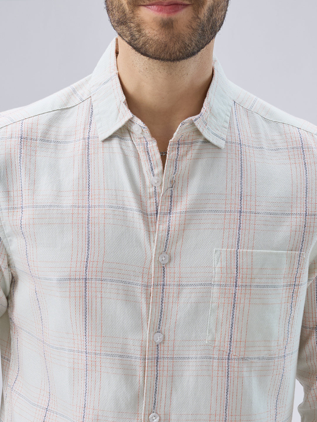 Pista Green Multi Checks Shirt