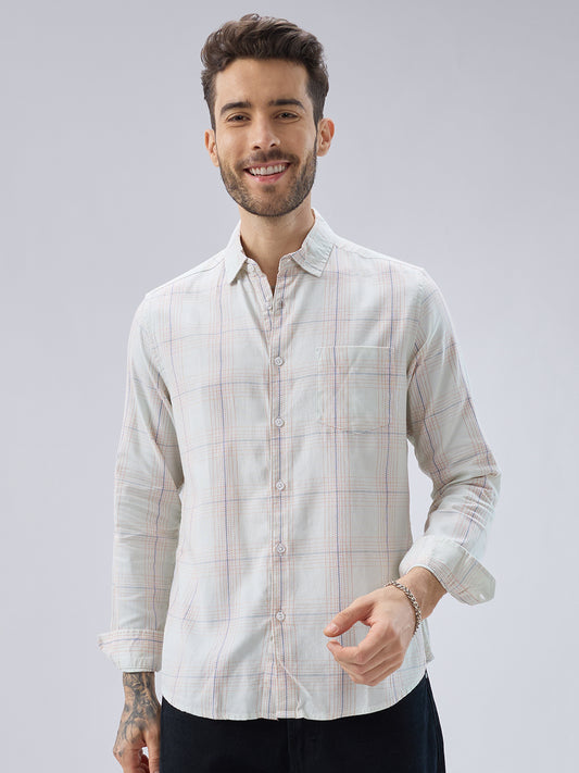 Pista Green Multi Checks Shirt