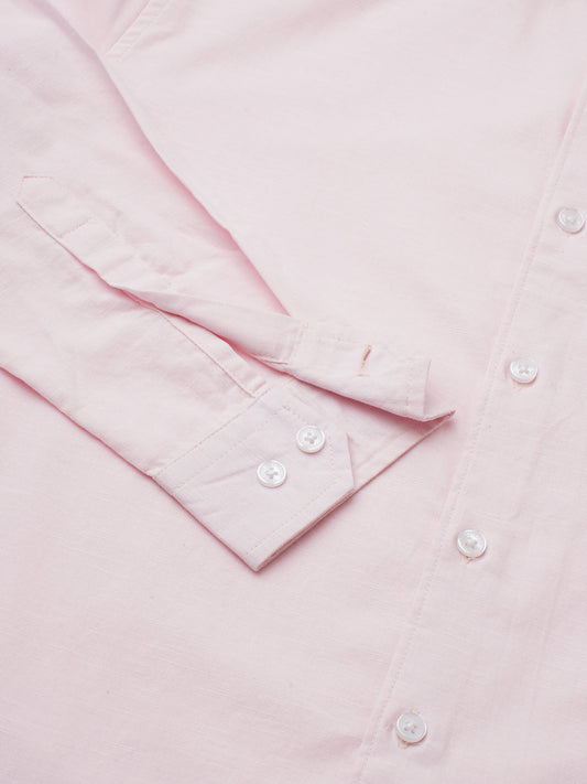 Cotton Candy Pink Slub Shirt