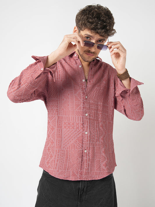 Rosewood Trail Embossed Shirt
