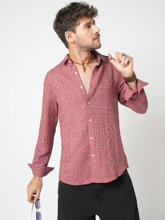 Rosewood Trail Embossed Shirt