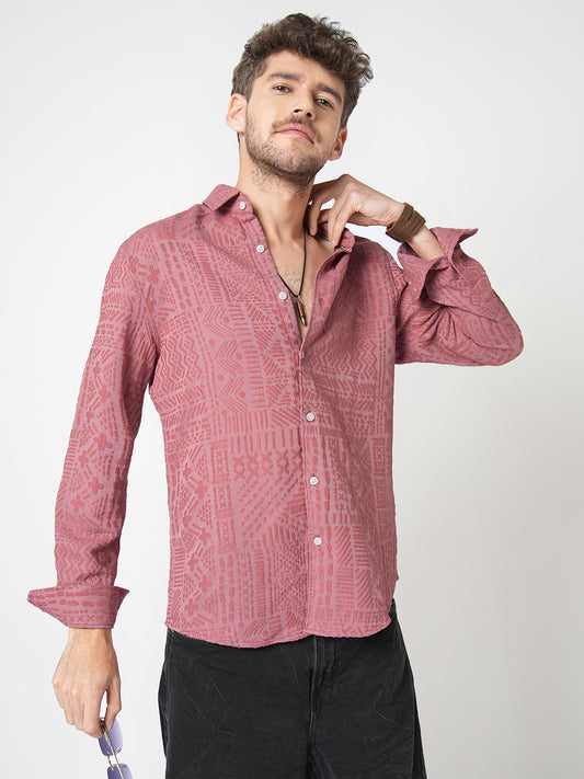 Rosewood Trail Embossed Shirt