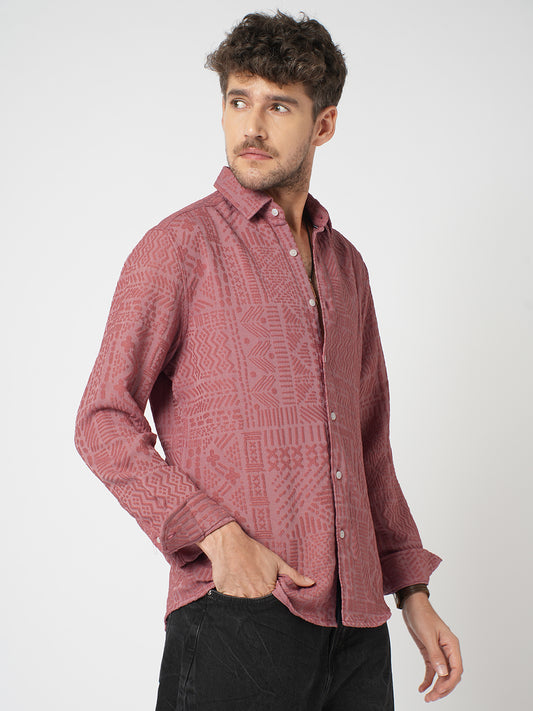 Rosewood Trail Embossed Shirt