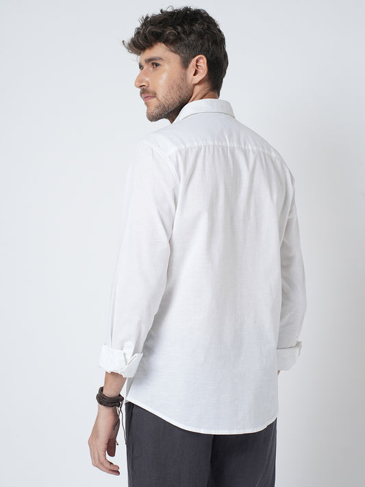 Alpine White Slub Shirt