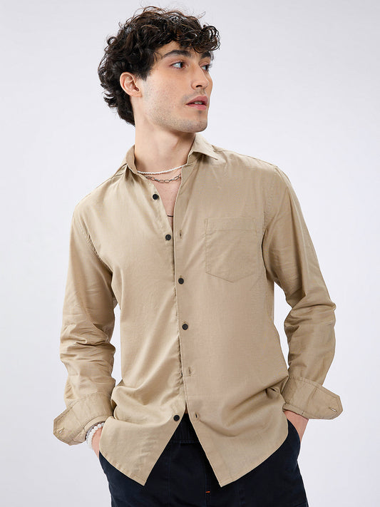 Everyday Khaki Slub Shirt