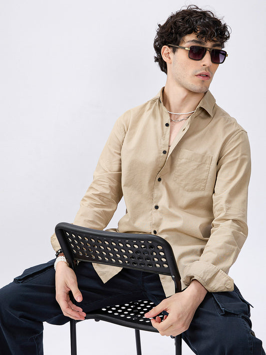 Everyday Khaki Slub Shirt