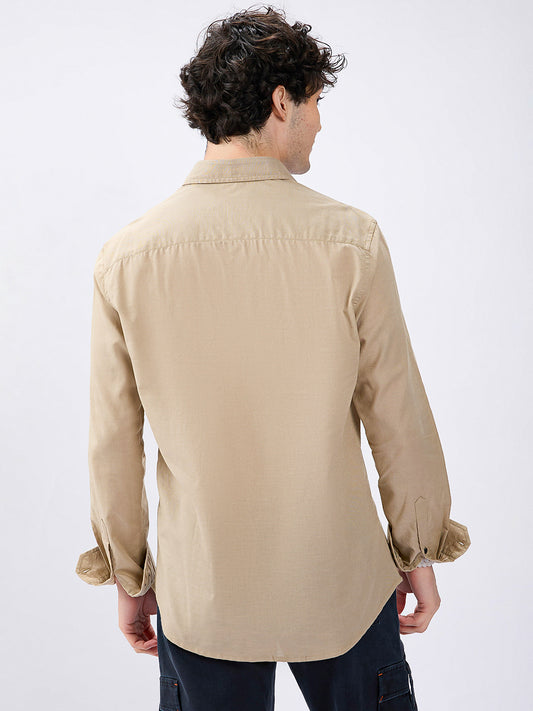 Everyday Khaki Slub Shirt