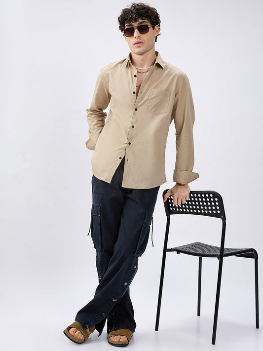 Everyday Khaki Slub Shirt
