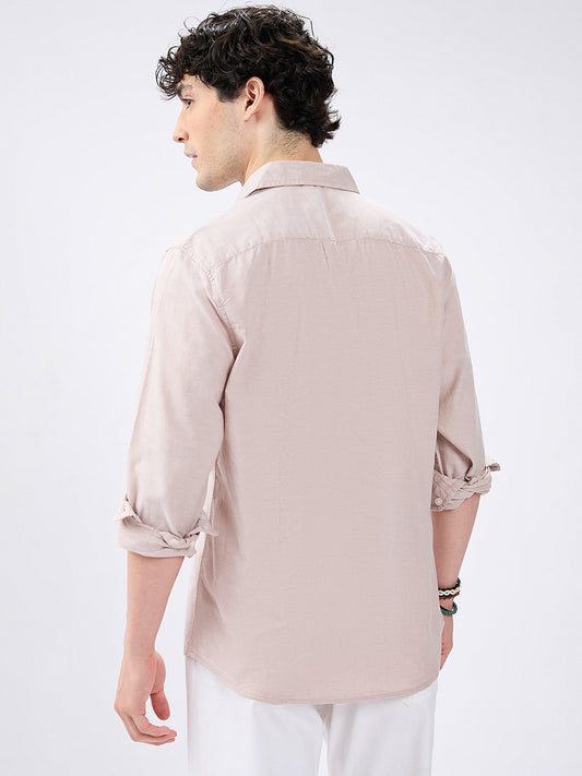 Sandstone Beige Oxford Shirt
