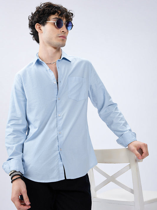 Ice Mist Office Classic Oxford Shirt