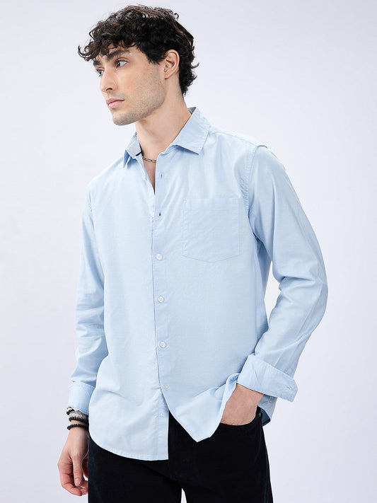 Ice Mist Office Classic Oxford Shirt