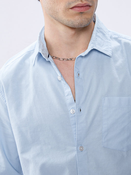 Ice Mist Office Classic Oxford Shirt