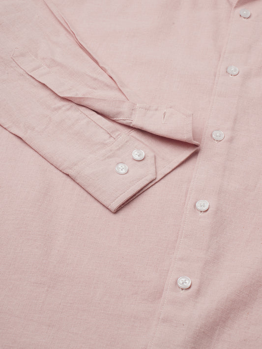Everyday Peach Pure Linen Shirt