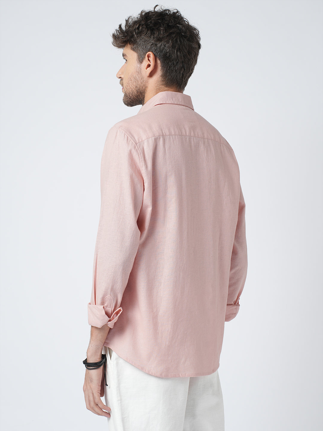 Everyday Peach Pure Linen Shirt