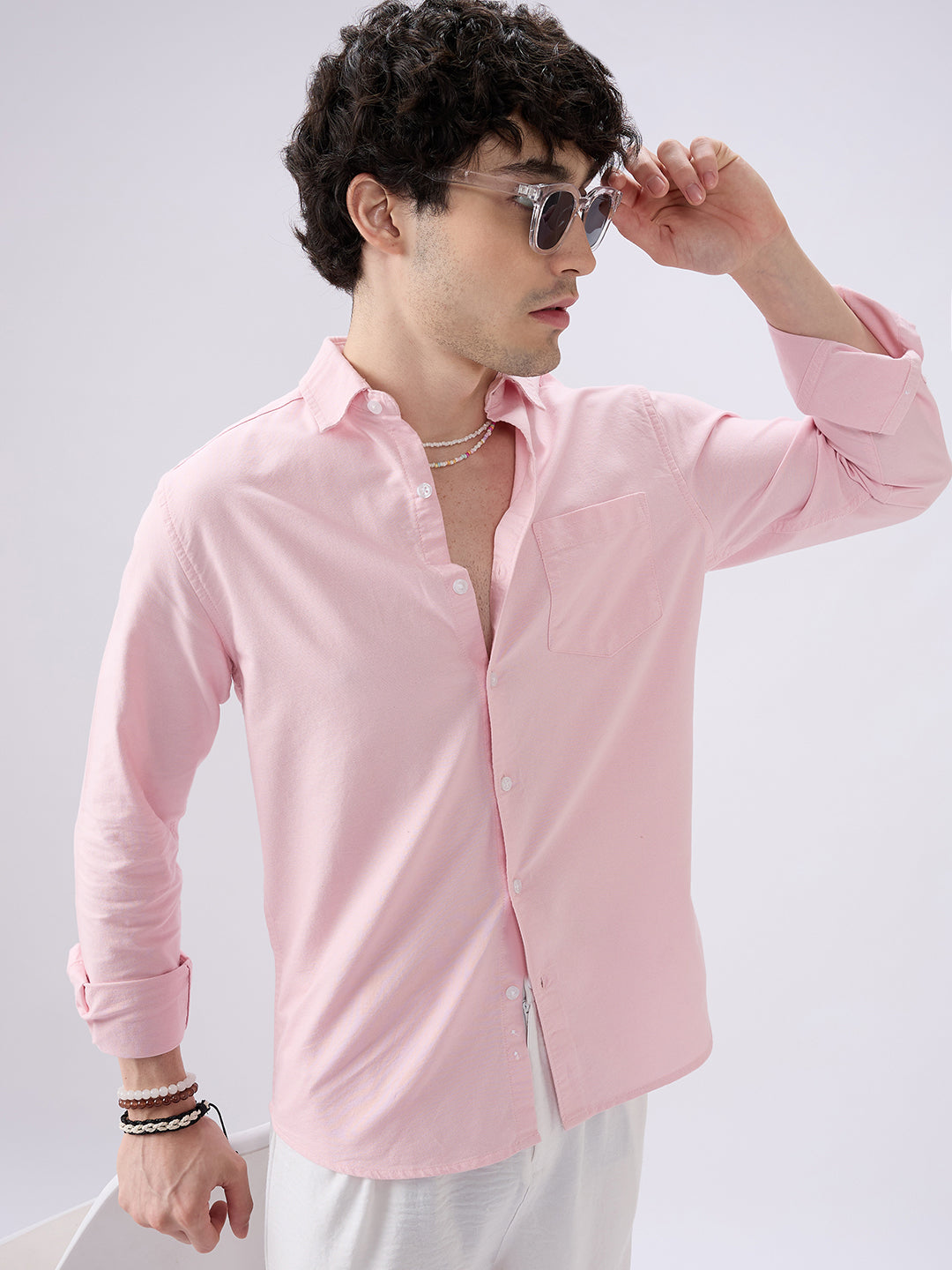 Pastel Pink Workday Essential Shirt