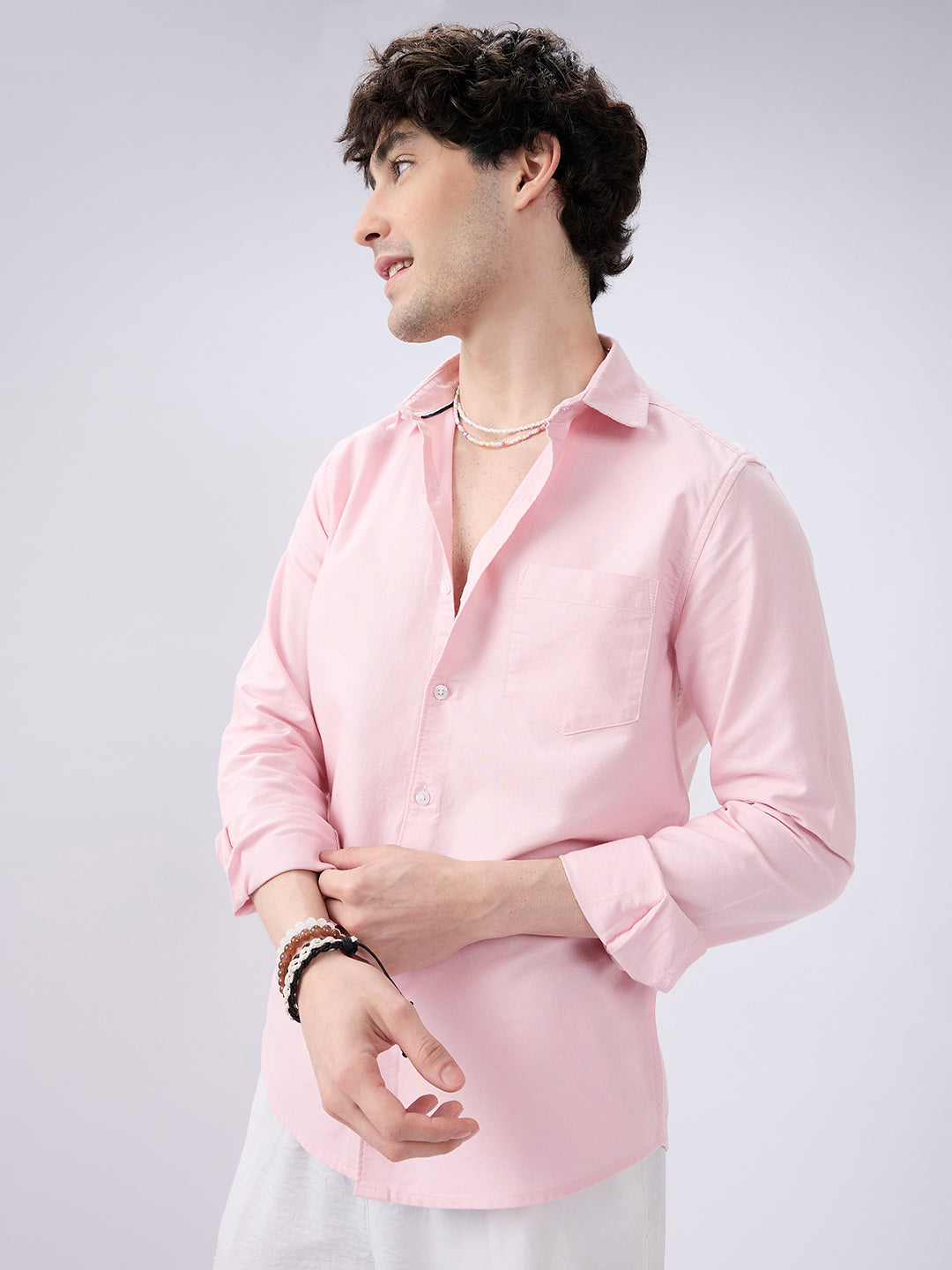 Pastel Pink Workday Essential Shirt