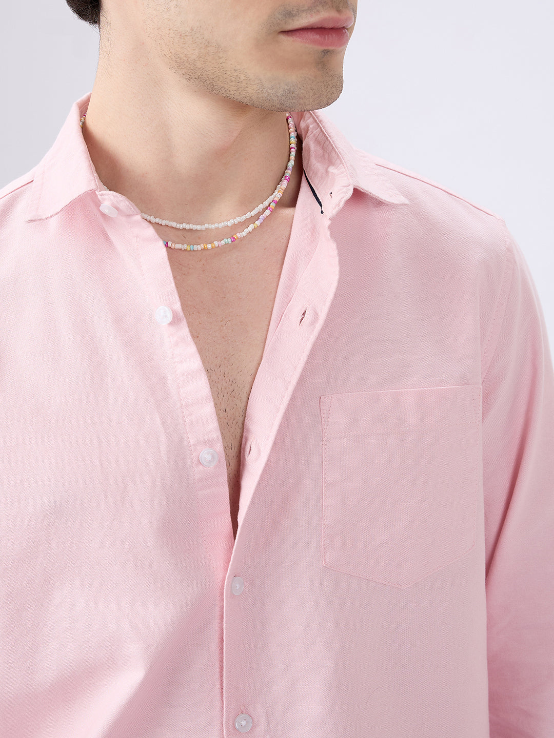 Pastel Pink Workday Essential Shirt