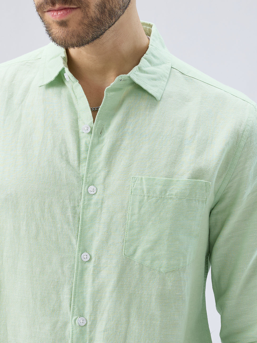 Cool Pastel Green Summer Shirt