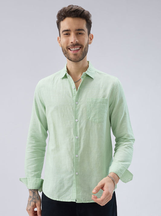 Cool Pastel Green Summer Shirt