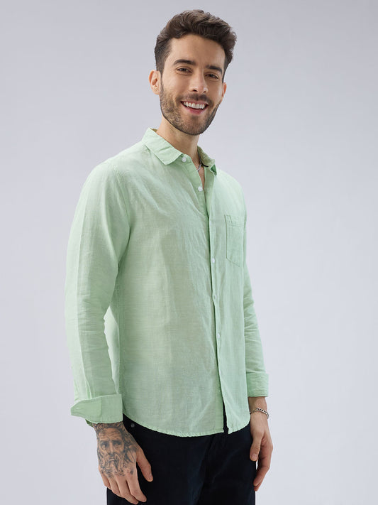 Cool Pastel Green Summer Shirt