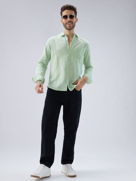 Cool Pastel Green Summer Shirt