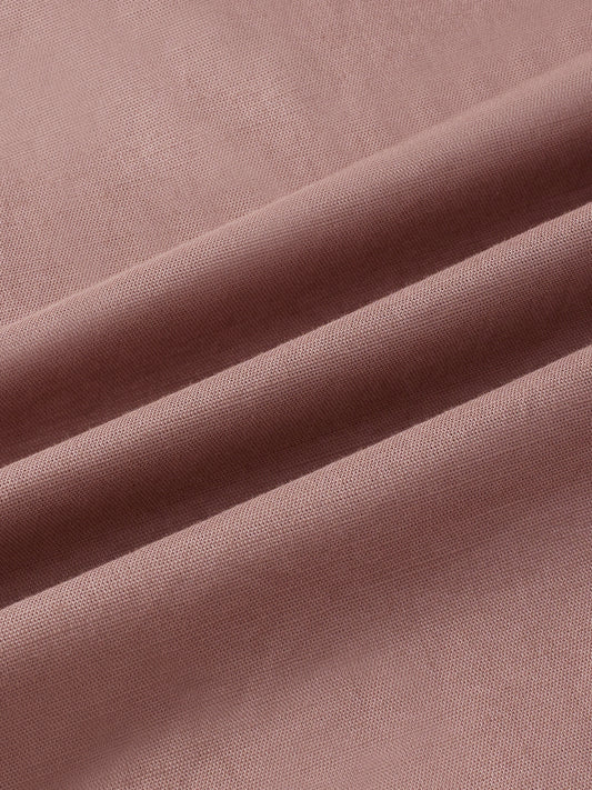 Terracotta Tone Brown Slub Shirt