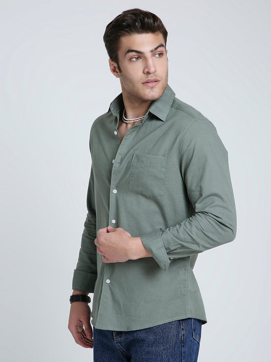 Pastel Olive Mist Everyday Shirt