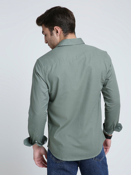 Pastel Olive Mist Everyday Shirt