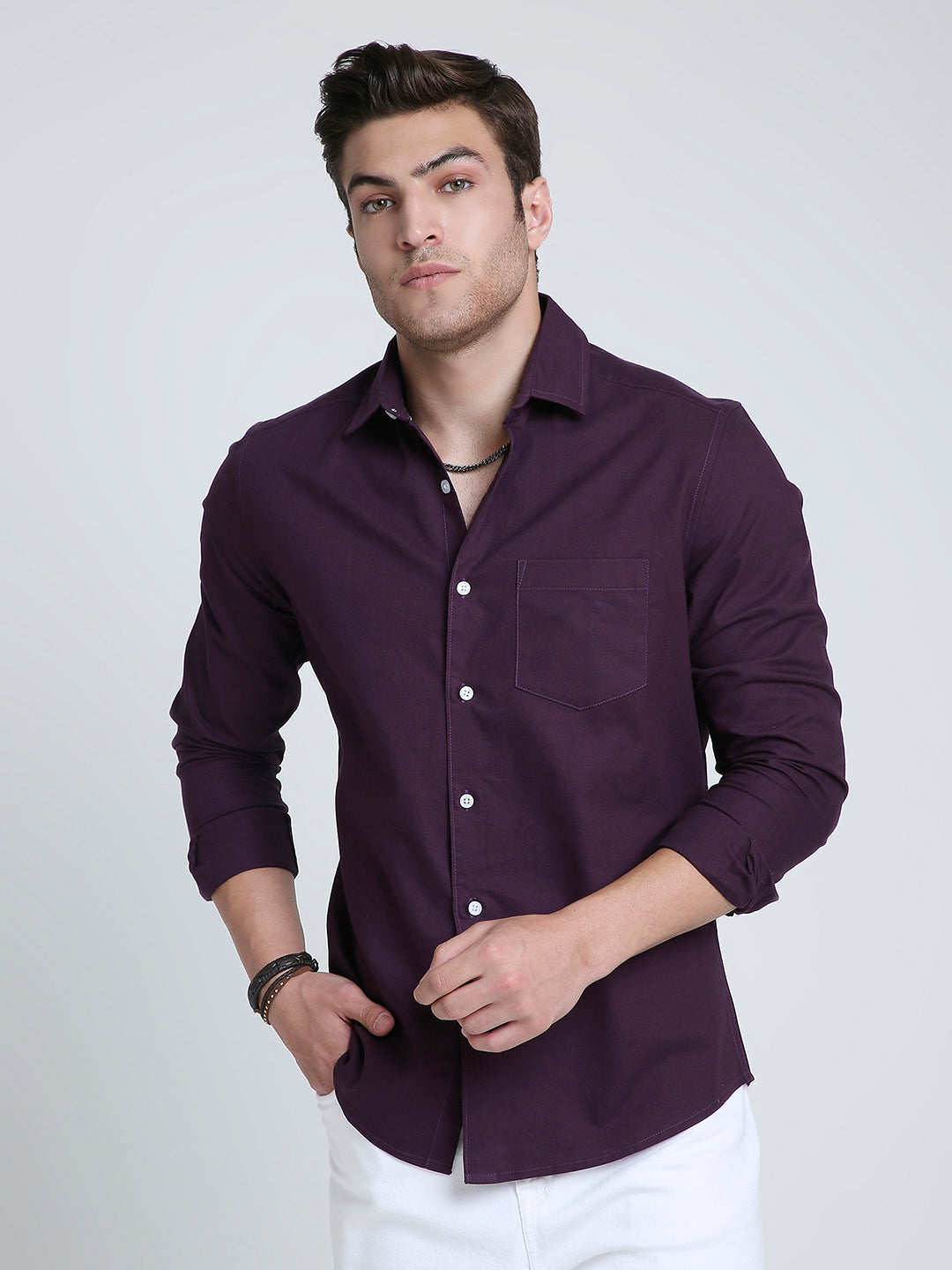 Plum Royale Statement Shirt