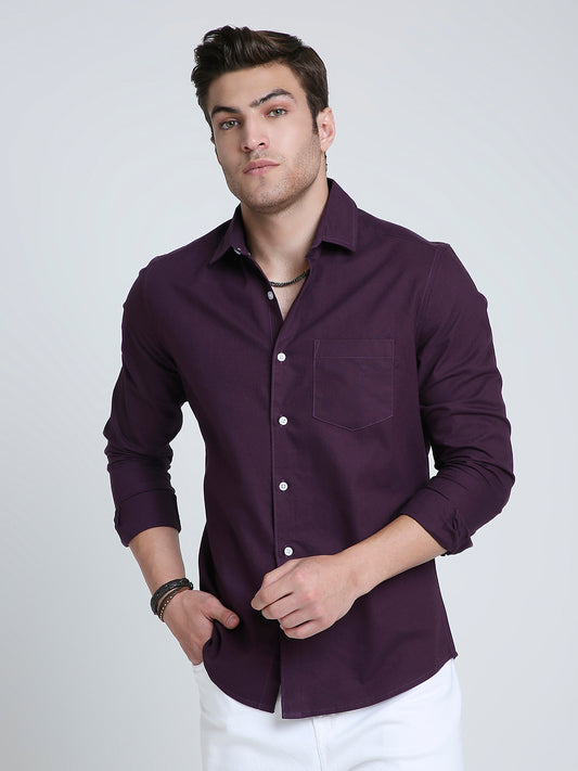Plum Royale Statement Shirt