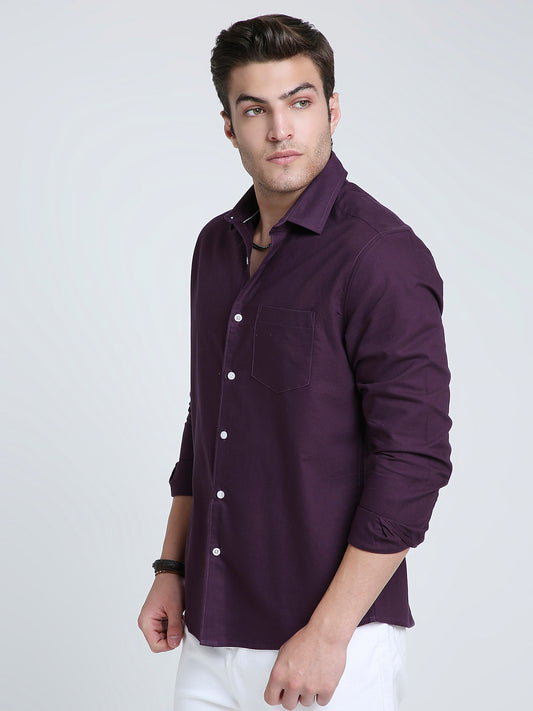 Plum Royale Statement Shirt