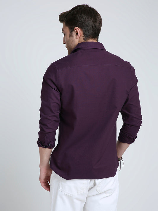 Plum Royale Statement Shirt