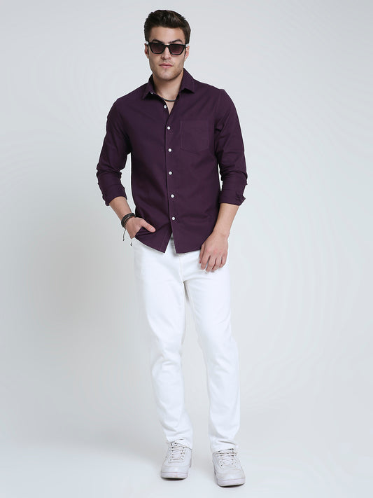 Plum Royale Statement Shirt