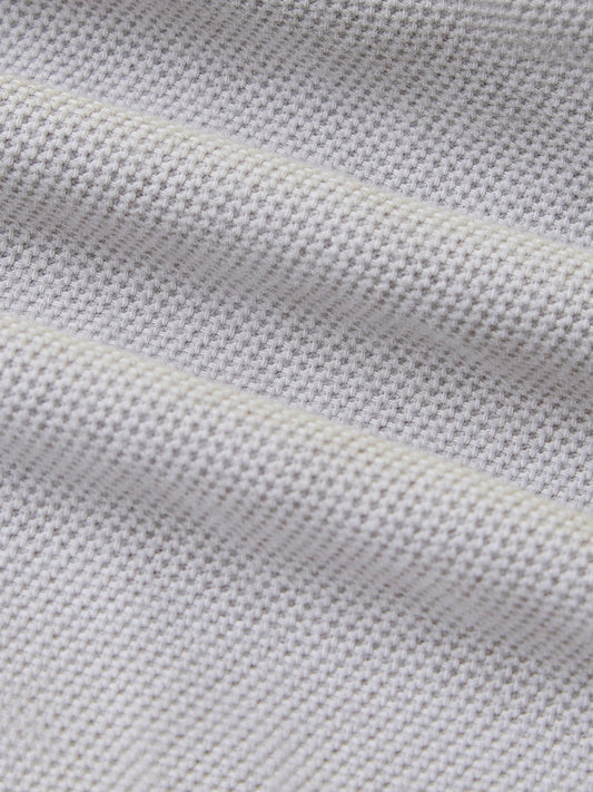 Silver Grey Soft Weave Knit Shirt