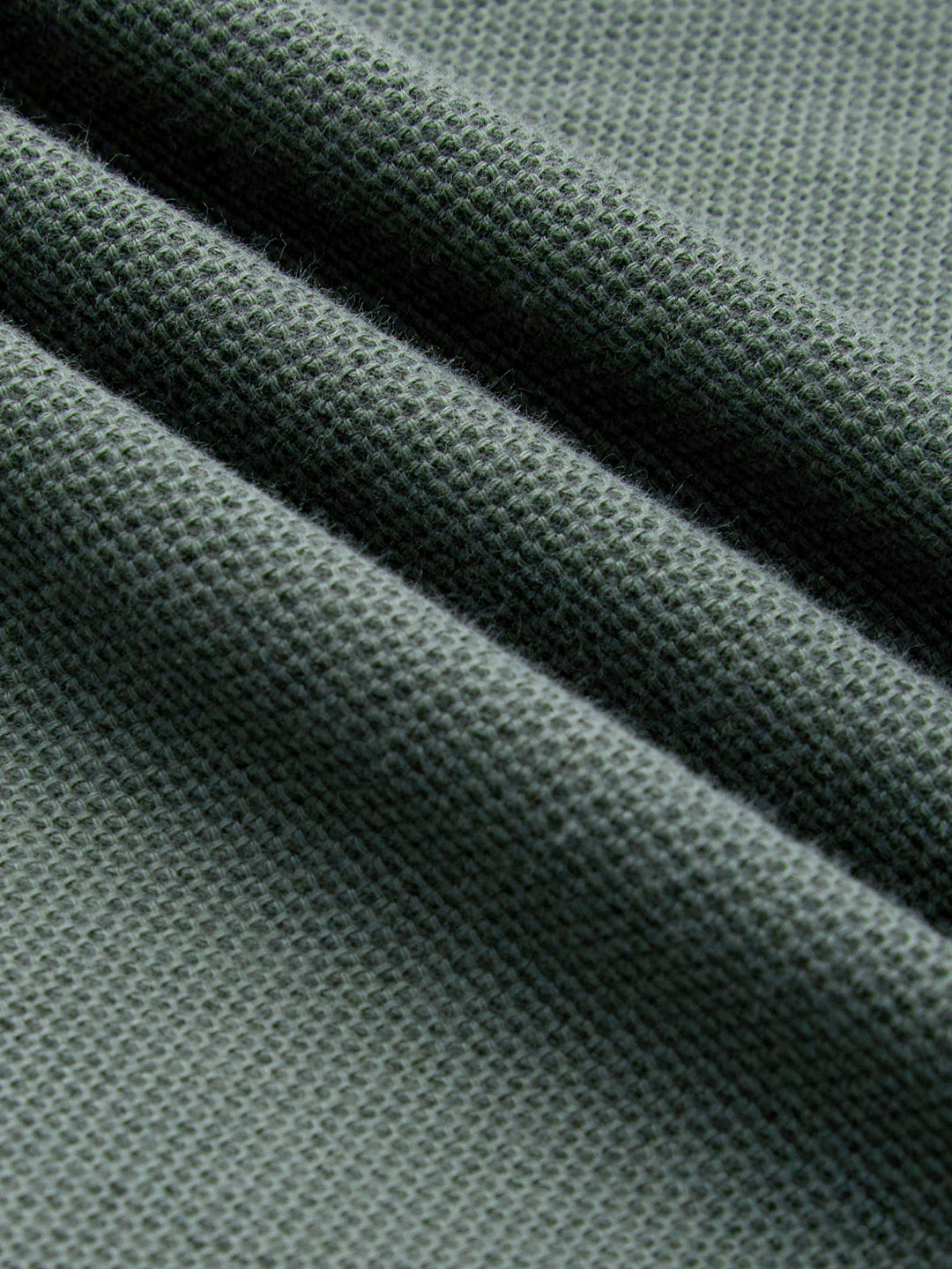 Forest Green Soft Weave Knit Shirt