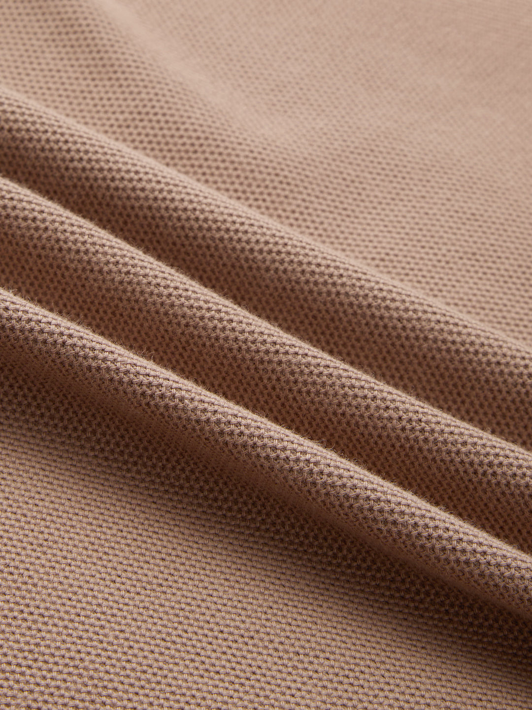 Natural Khaki Soft Weave Knit Shirt