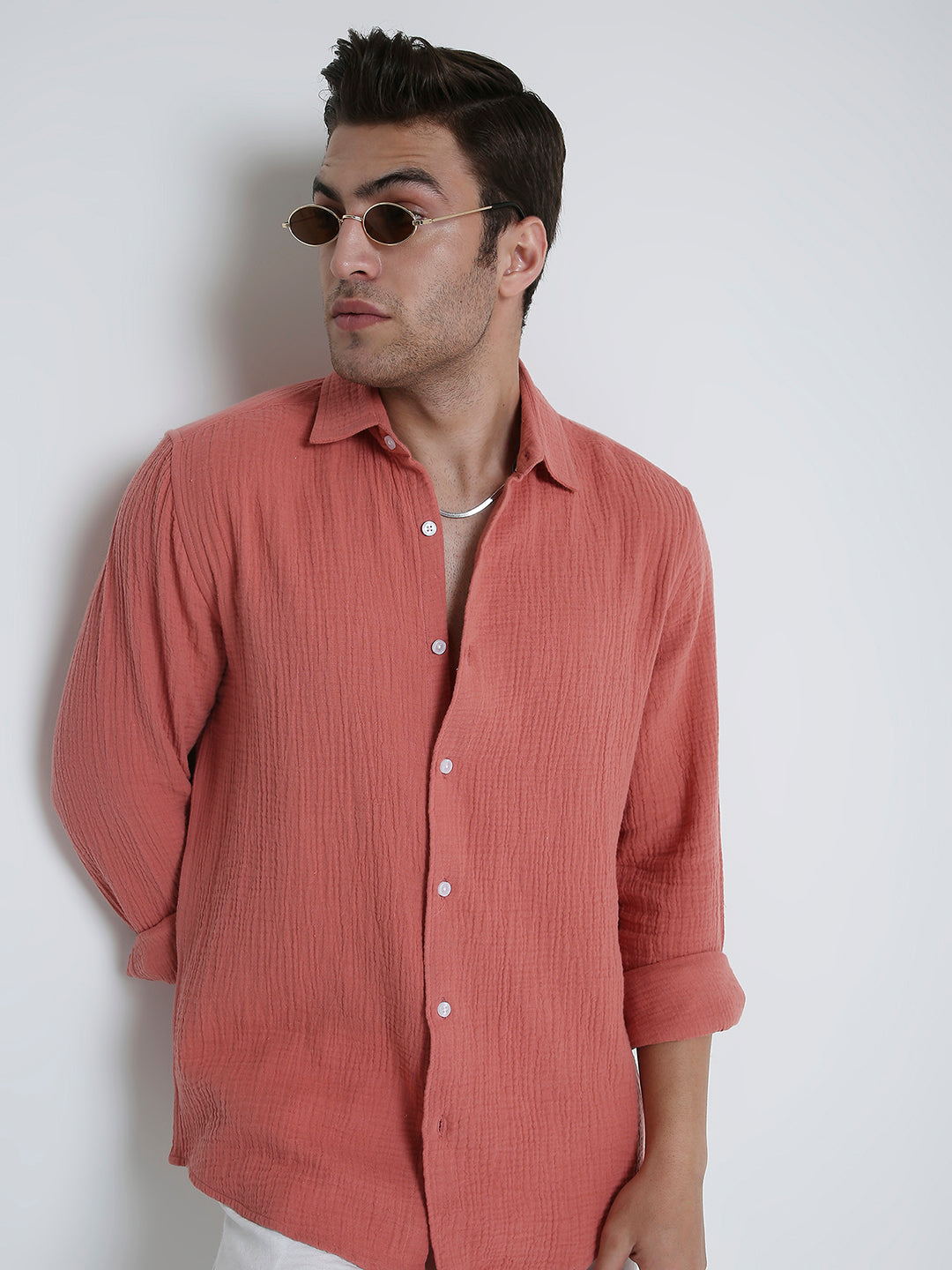 Vintage Coral Double Cloth Shirt