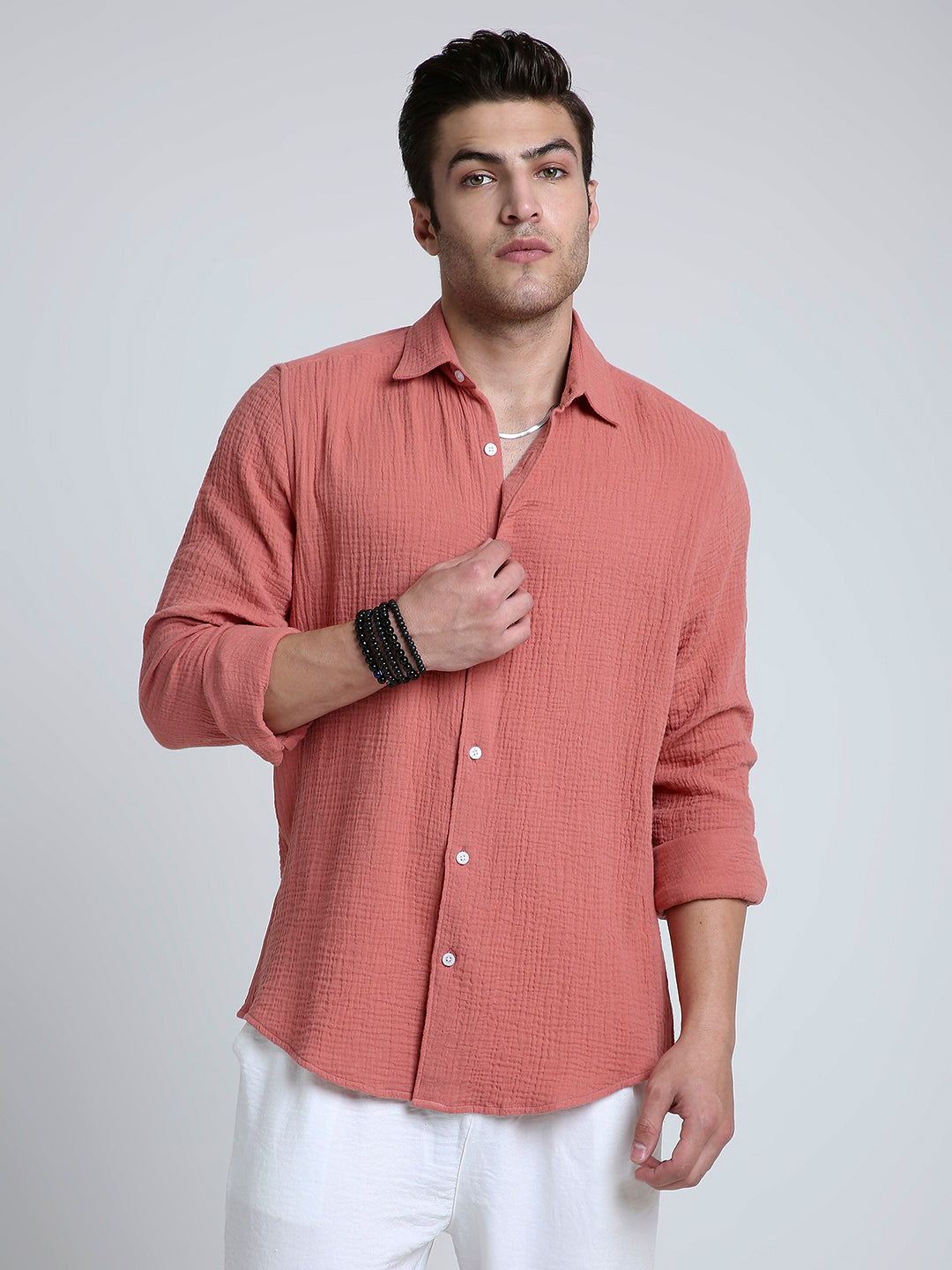 Vintage Coral Double Cloth Shirt