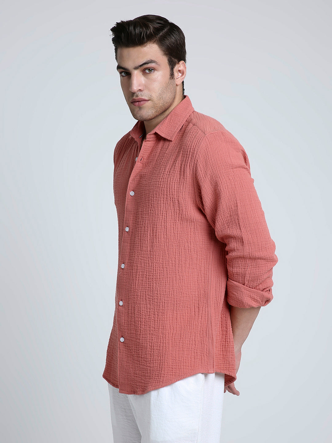 Vintage Coral Double Cloth Shirt