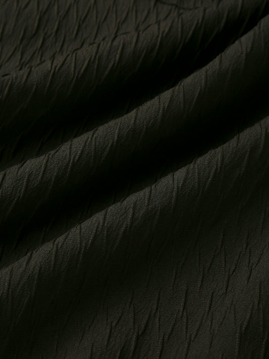 Twilight Olive Self-Design Embossed Shirt