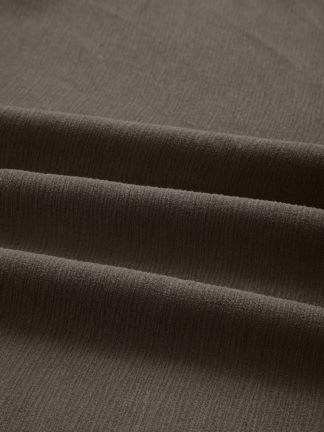 Stone Brown Soft Crepe Shirt