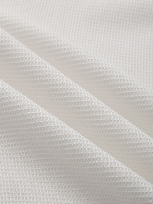 White Waffle Weave Everyday Shirt