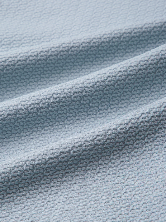 Serene Blue Subtle Textured Shirt